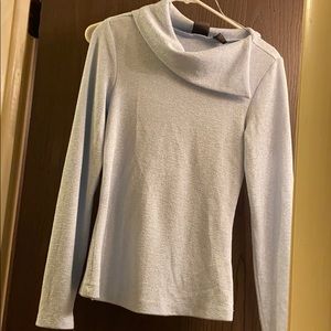 Copper Key: Baby blue blouse